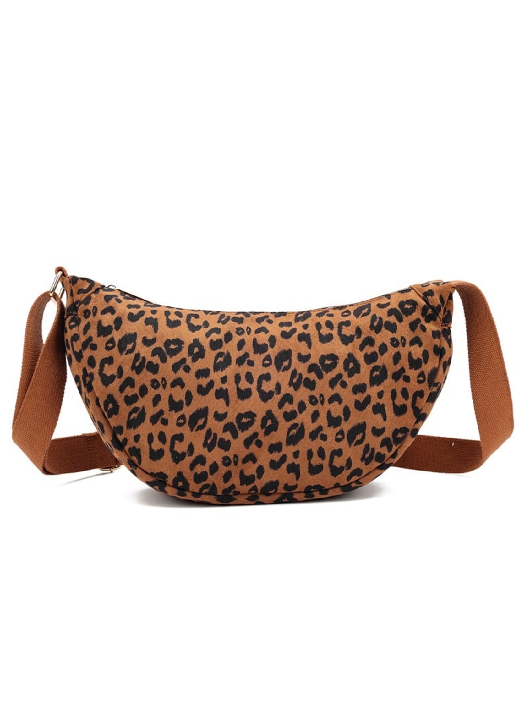 Crossbody schoudertas | PANTER | Bruin