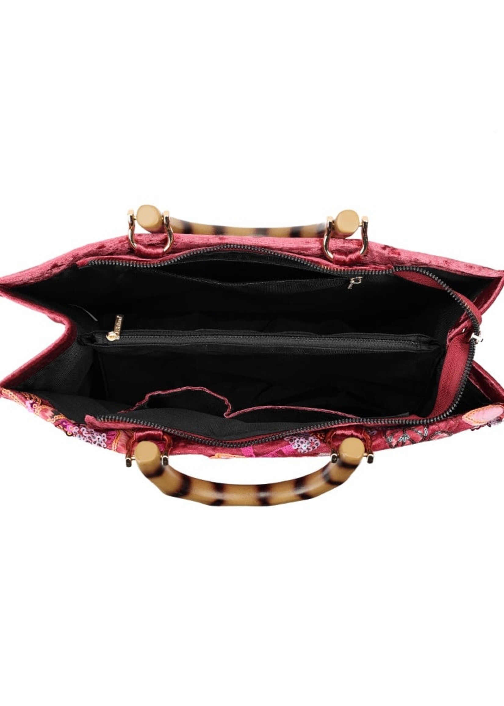 Handtas Pailletten | Gerda | Fuchsia