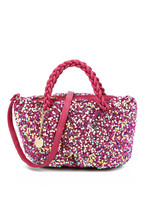 Mini Handtas Pailletten | Veerle | Fuchsia