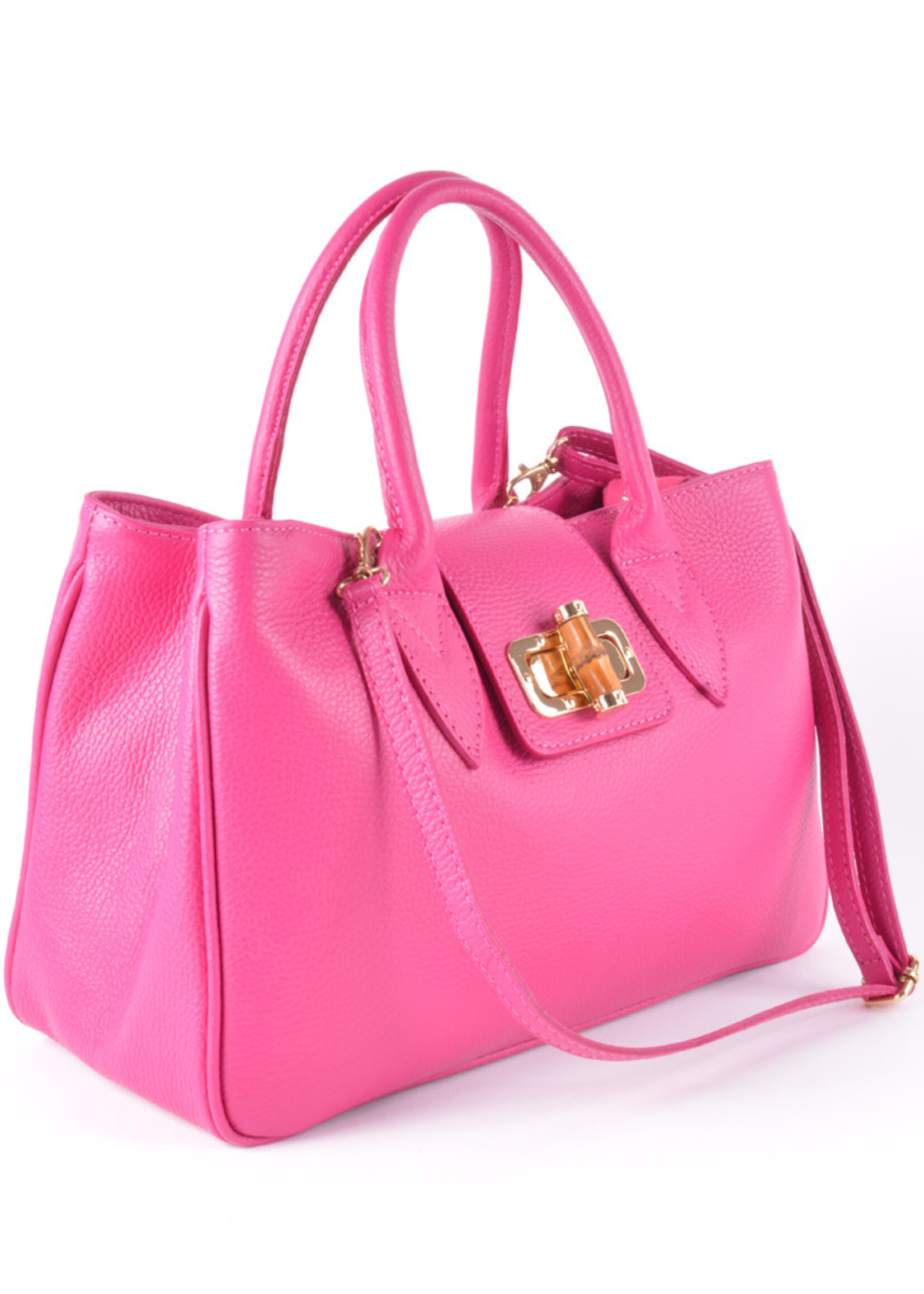 Lederen Handtas | Lieke | Bruin