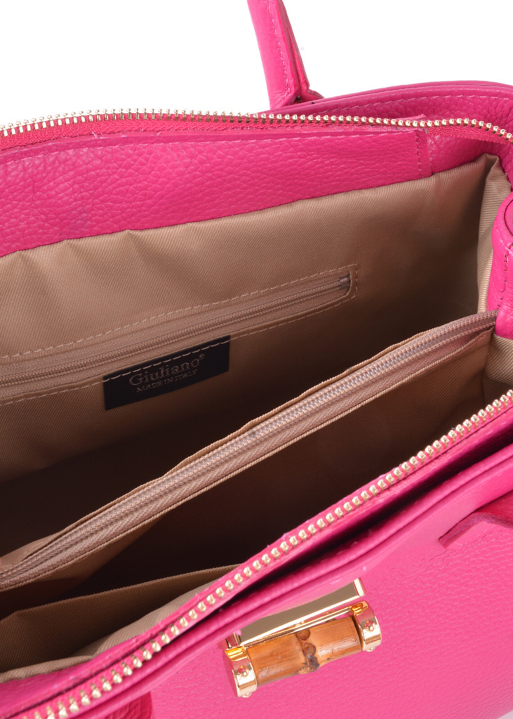 Lederen Handtas | Lieke | Bruin