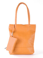 Lederen Shopper | Alanis | Camel