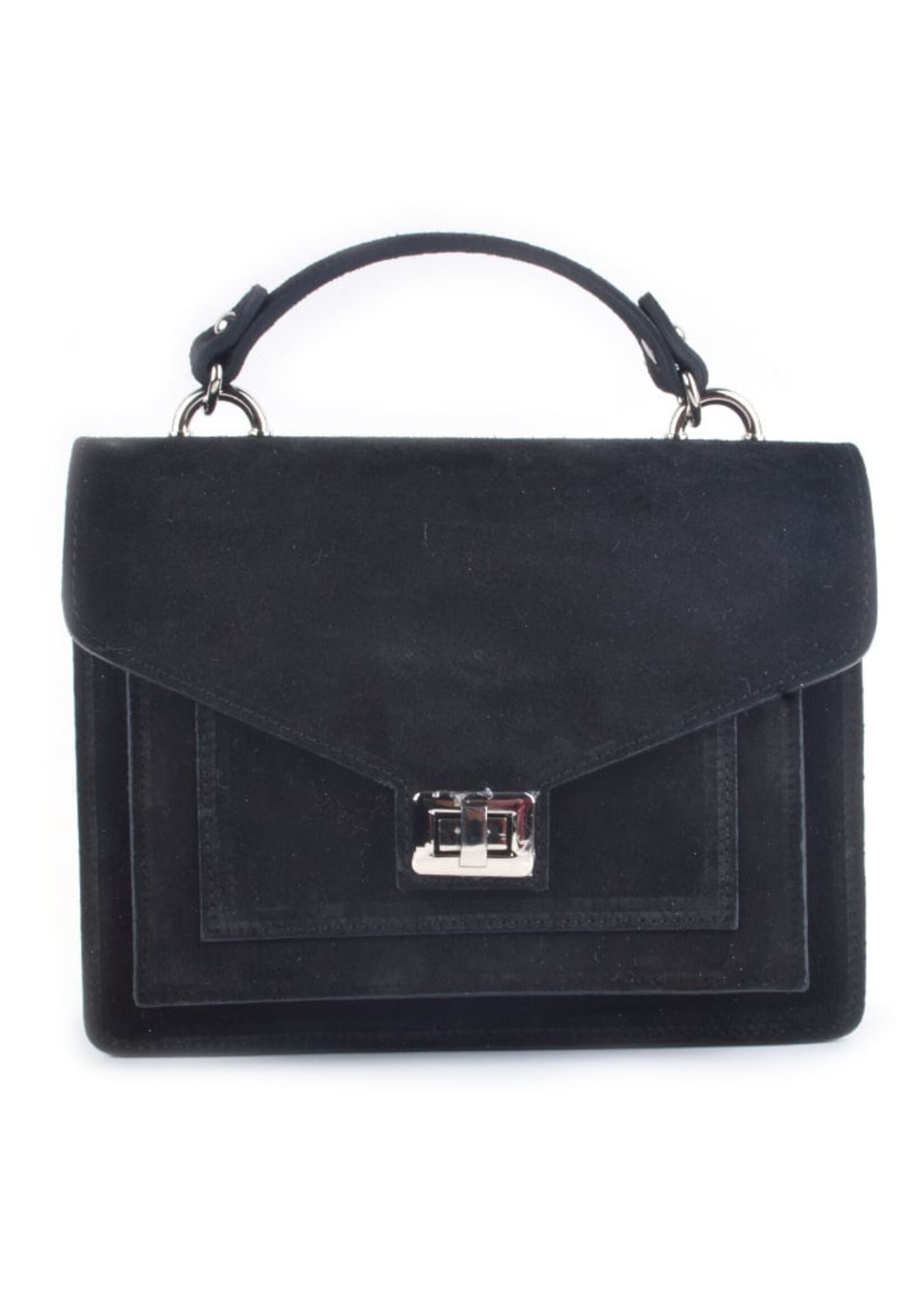 Suede Handtas | Diede | Zwart