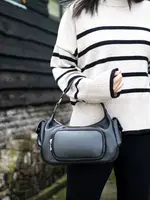 Leren handtas | Jinte | Zwart