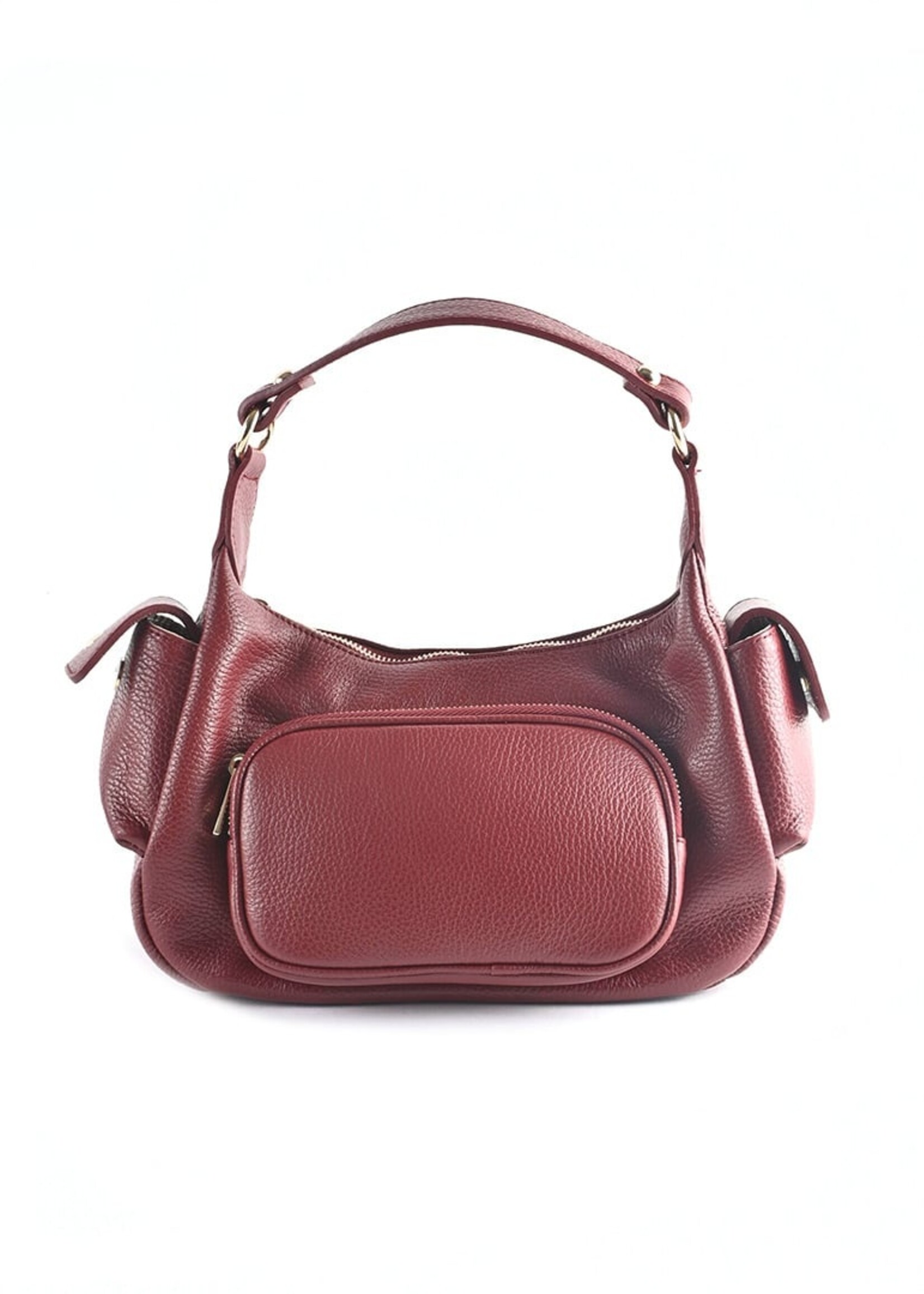 Leren handtas | Jinte | Bordeaux