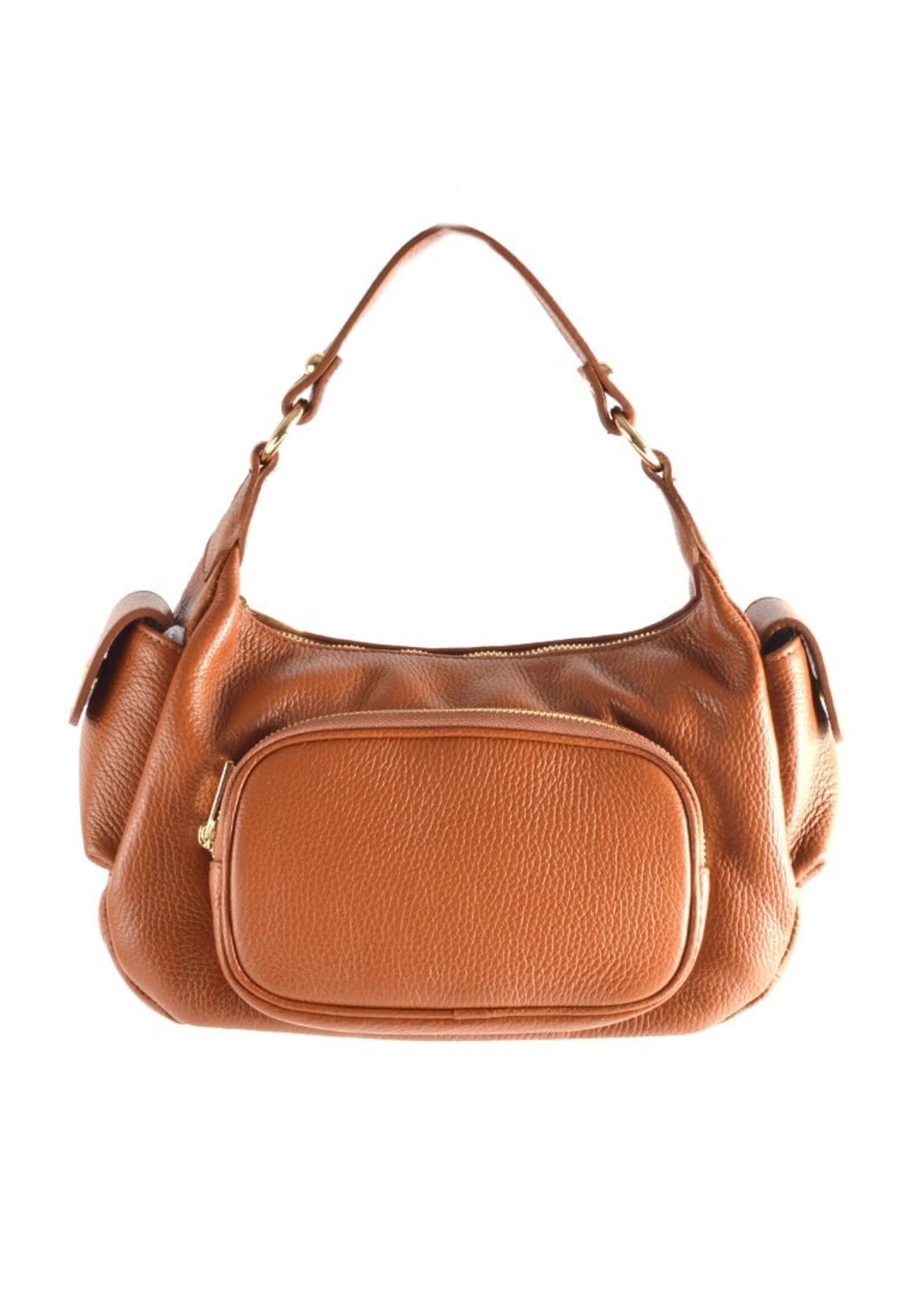Leren handtas | Jinte | Bruin