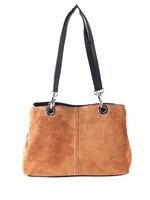 Suede Handtas | Francien | Bruin