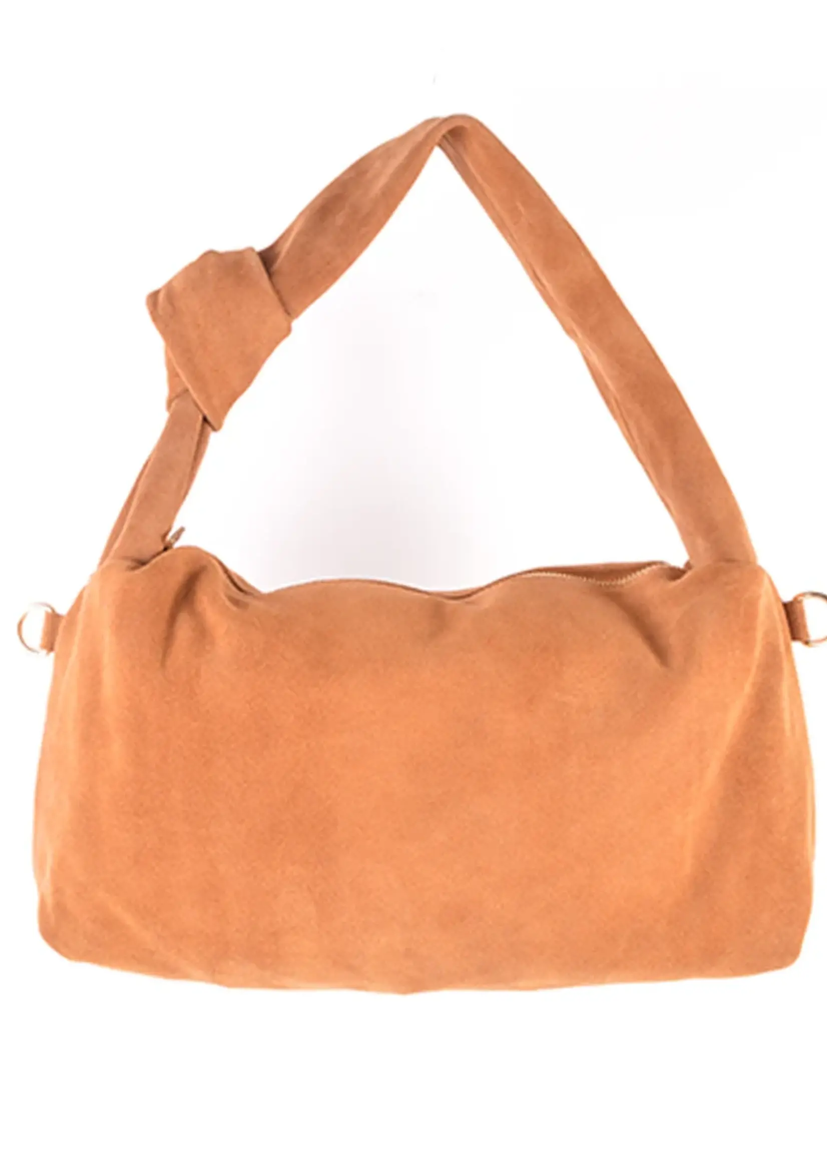 Suède Handtas | Jeannette | Camel