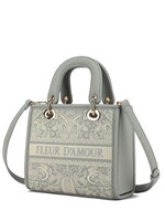 Handtas | Fleur D'amour | Grijs