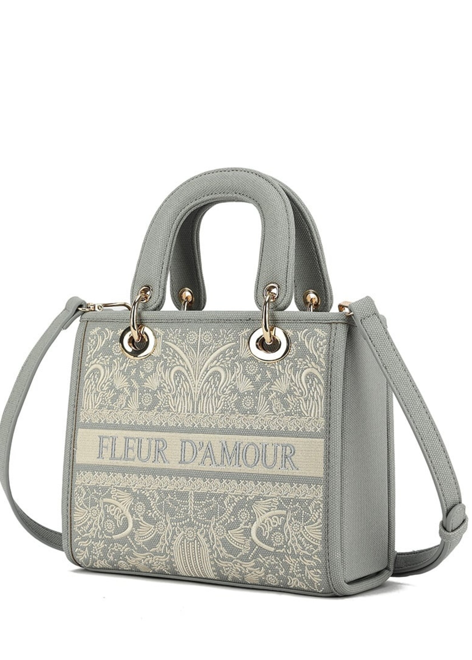 Handtas | Fleur D'amour | Grijs