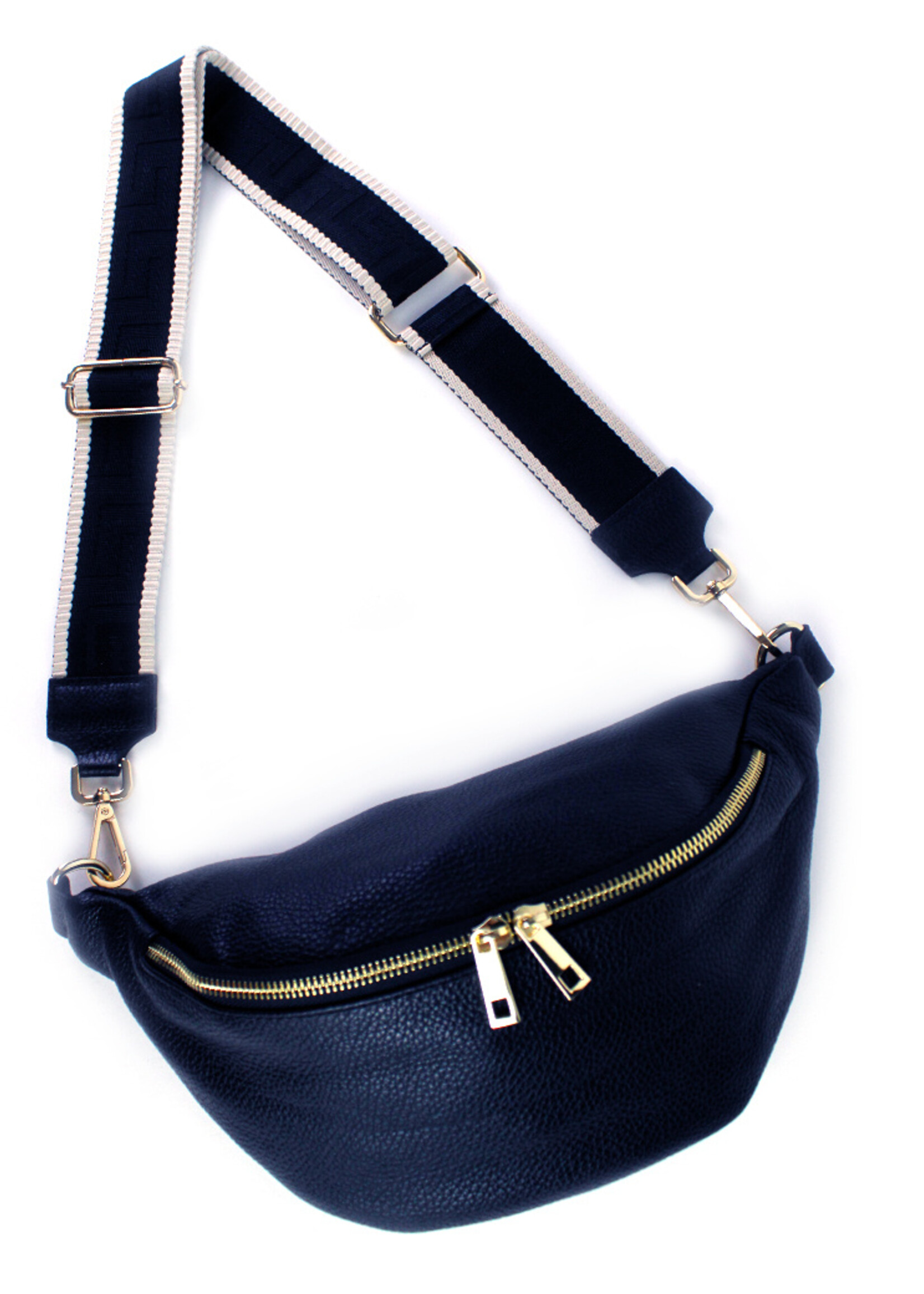Leren heuptas Yumi Donkerblauw - SET UNI