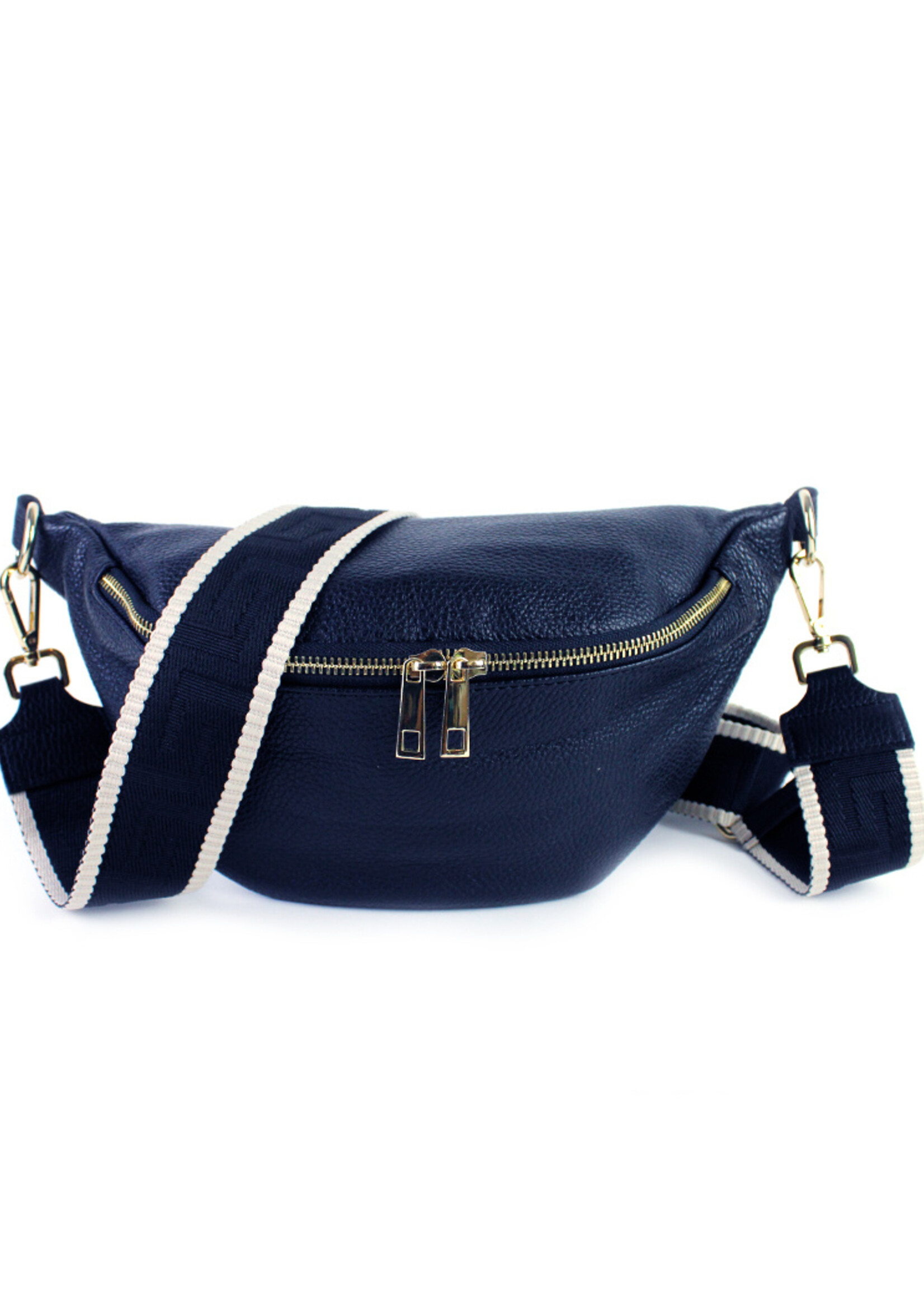 Leren heuptas Yumi Donkerblauw - SET UNI