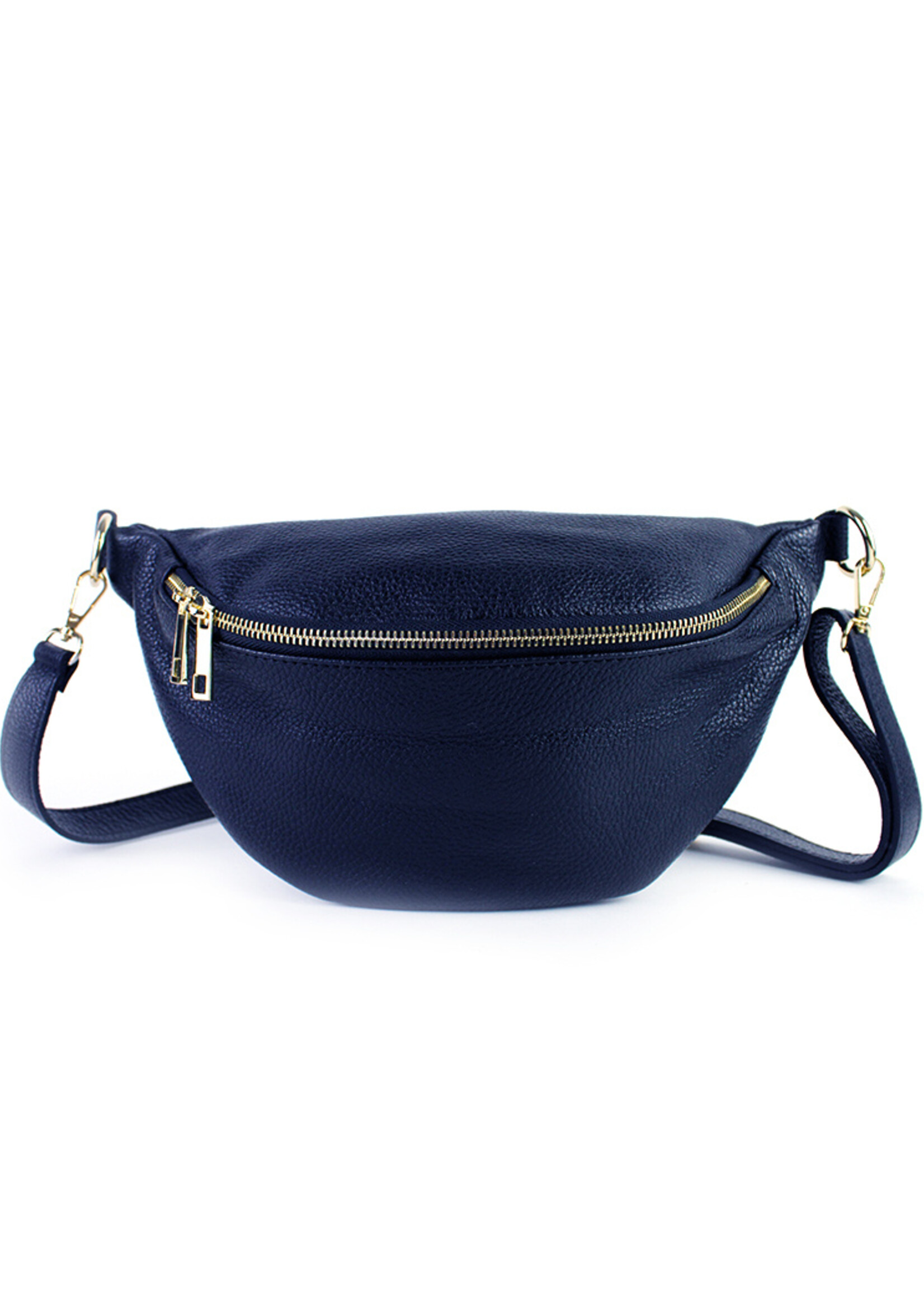 Leren heuptas Yumi Donkerblauw - SET MONOCHROOM