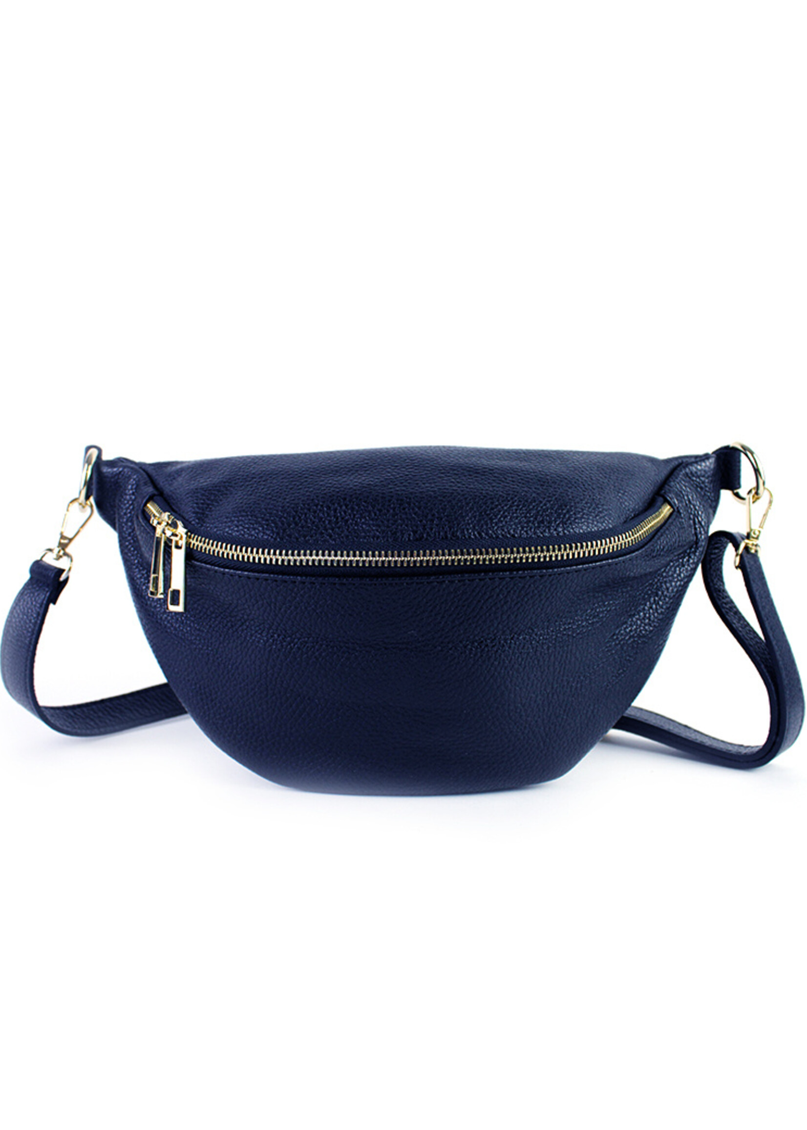 Leren heuptas Yumi Donkerblauw - SET Print 1