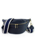 Leren heuptas Yumi Donkerblauw - SET Print 1