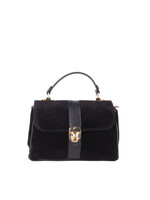 Suede Handtas Anna | Zwart