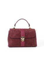 Suede Handtas Anna | Bordeaux