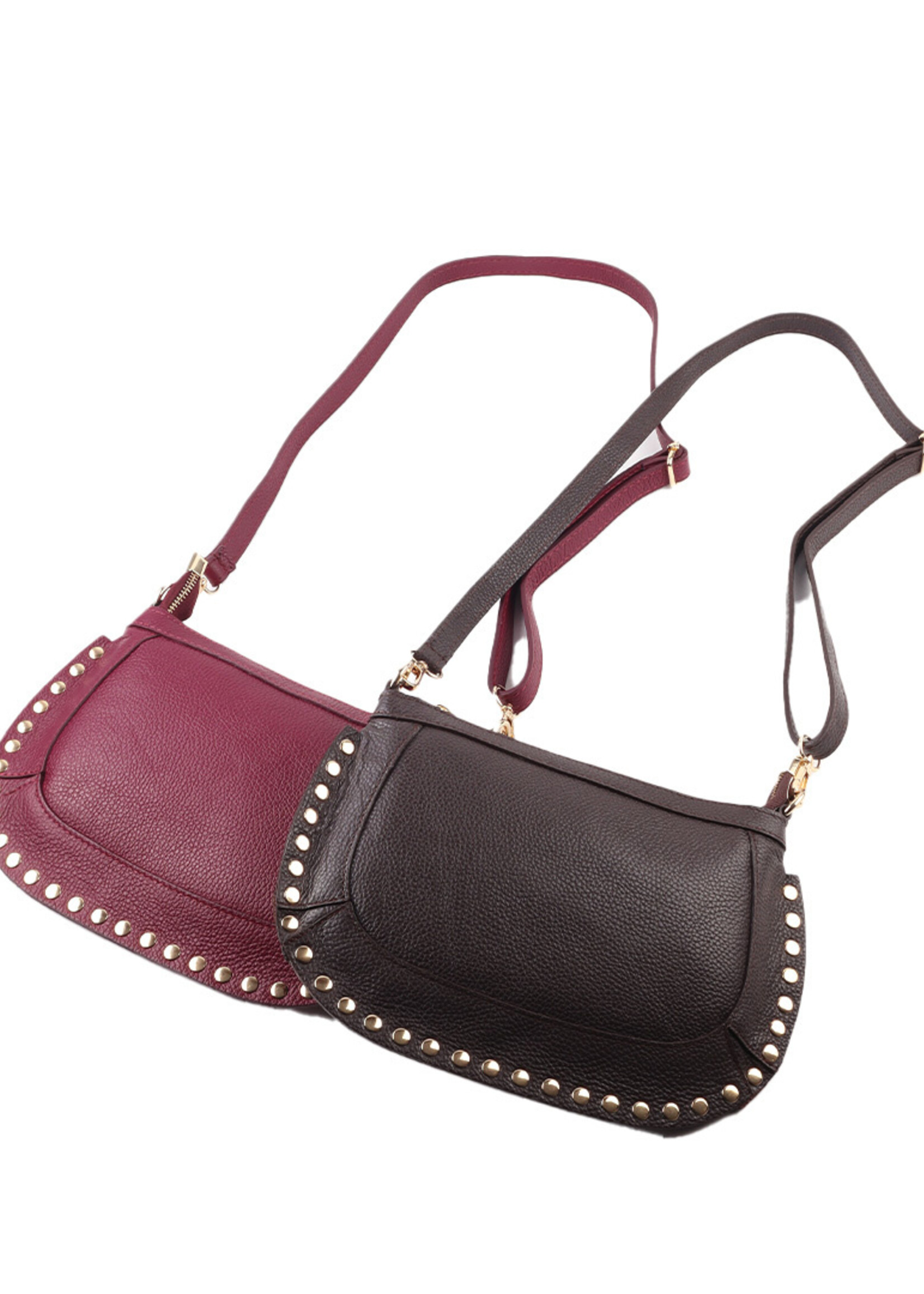 Lederen schoudertas | Gigi | Meerdere kleuren