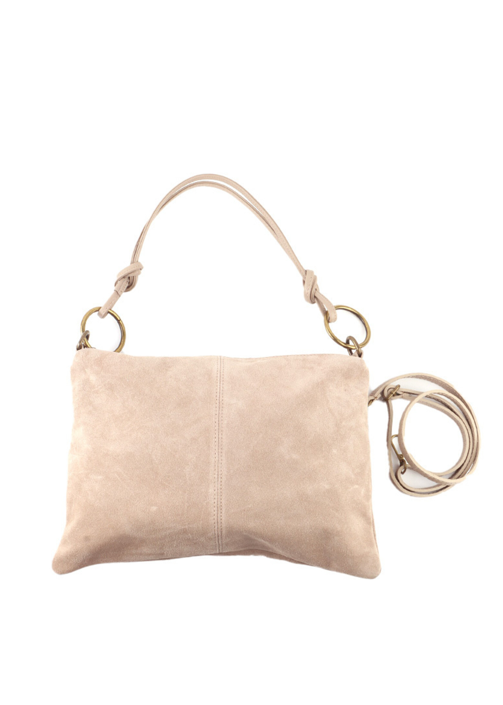 Suede schoudertas | Zeny | Meerdere kleuren