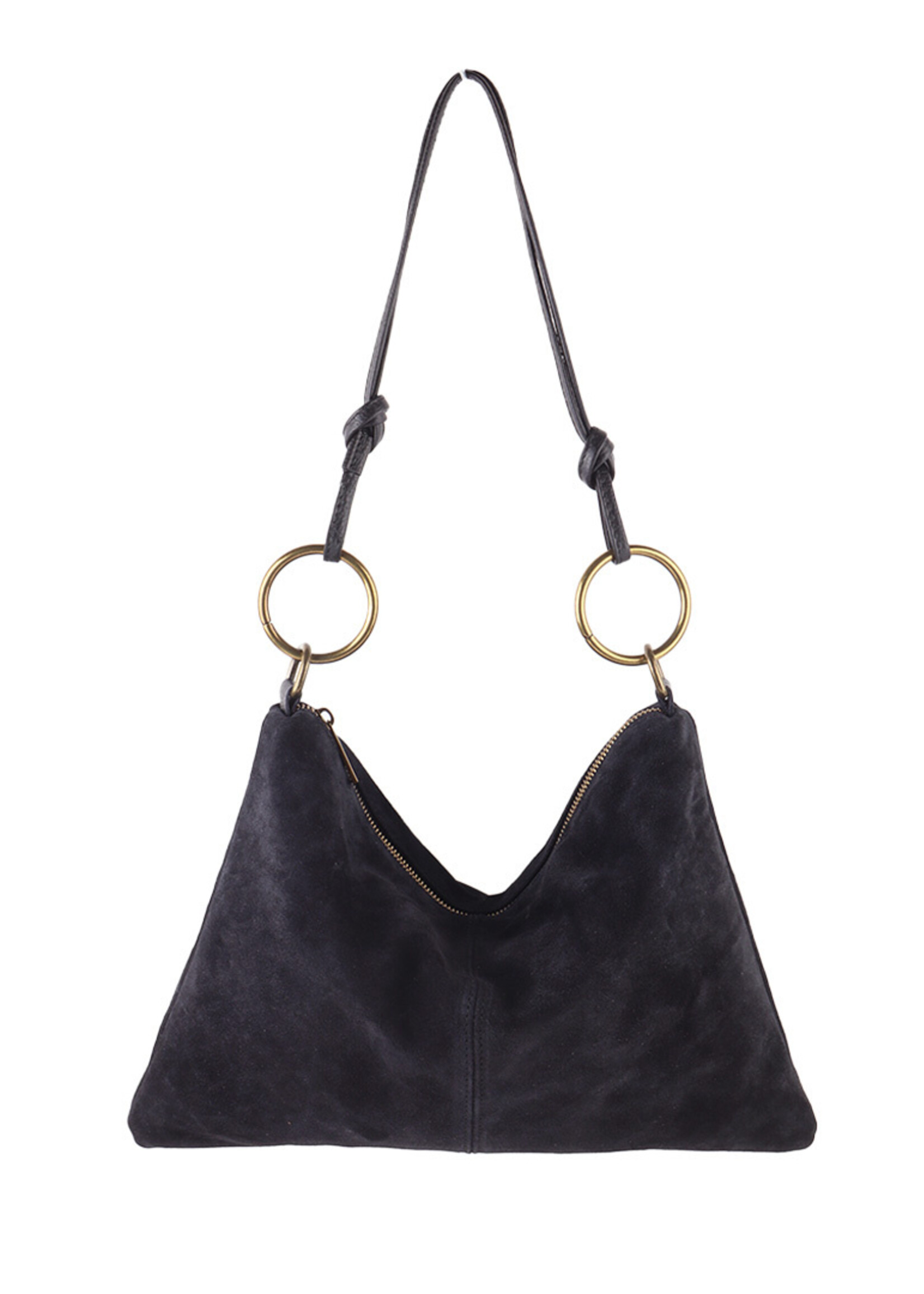 Suede schoudertas | Zeny | Meerdere kleuren