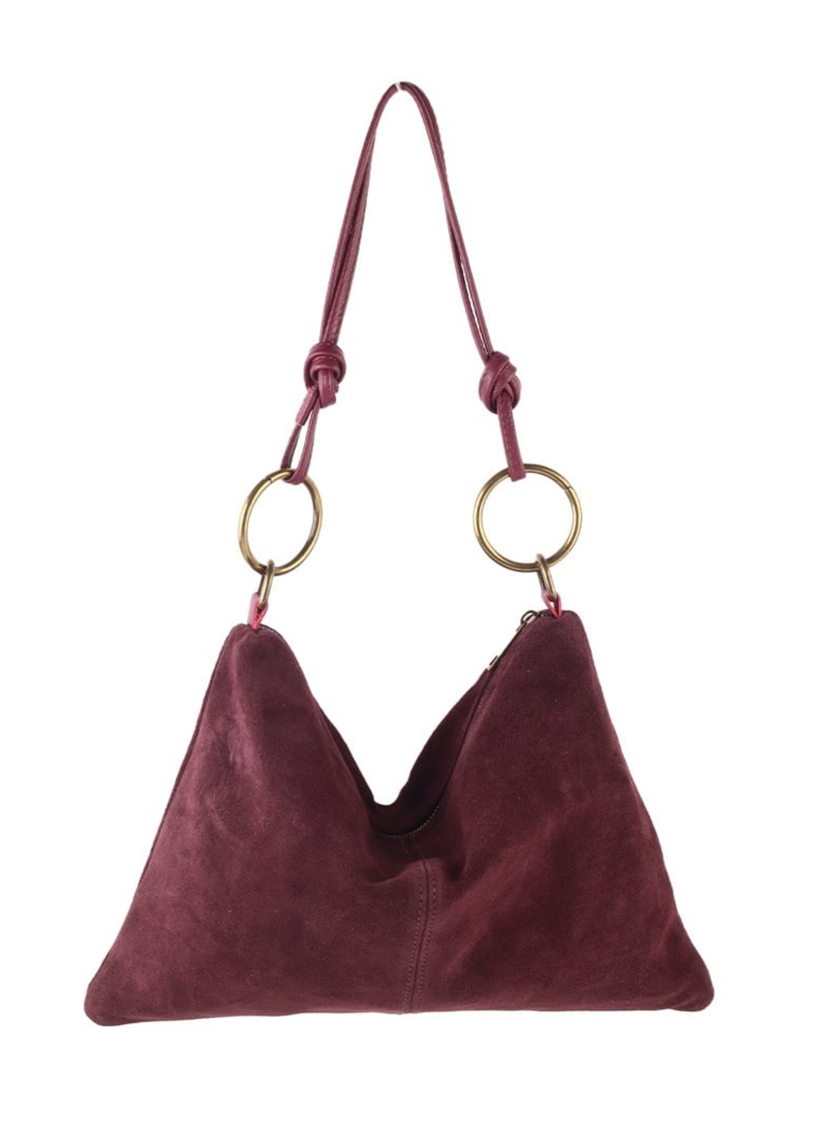 Suede schoudertas | Zeny | Meerdere kleuren