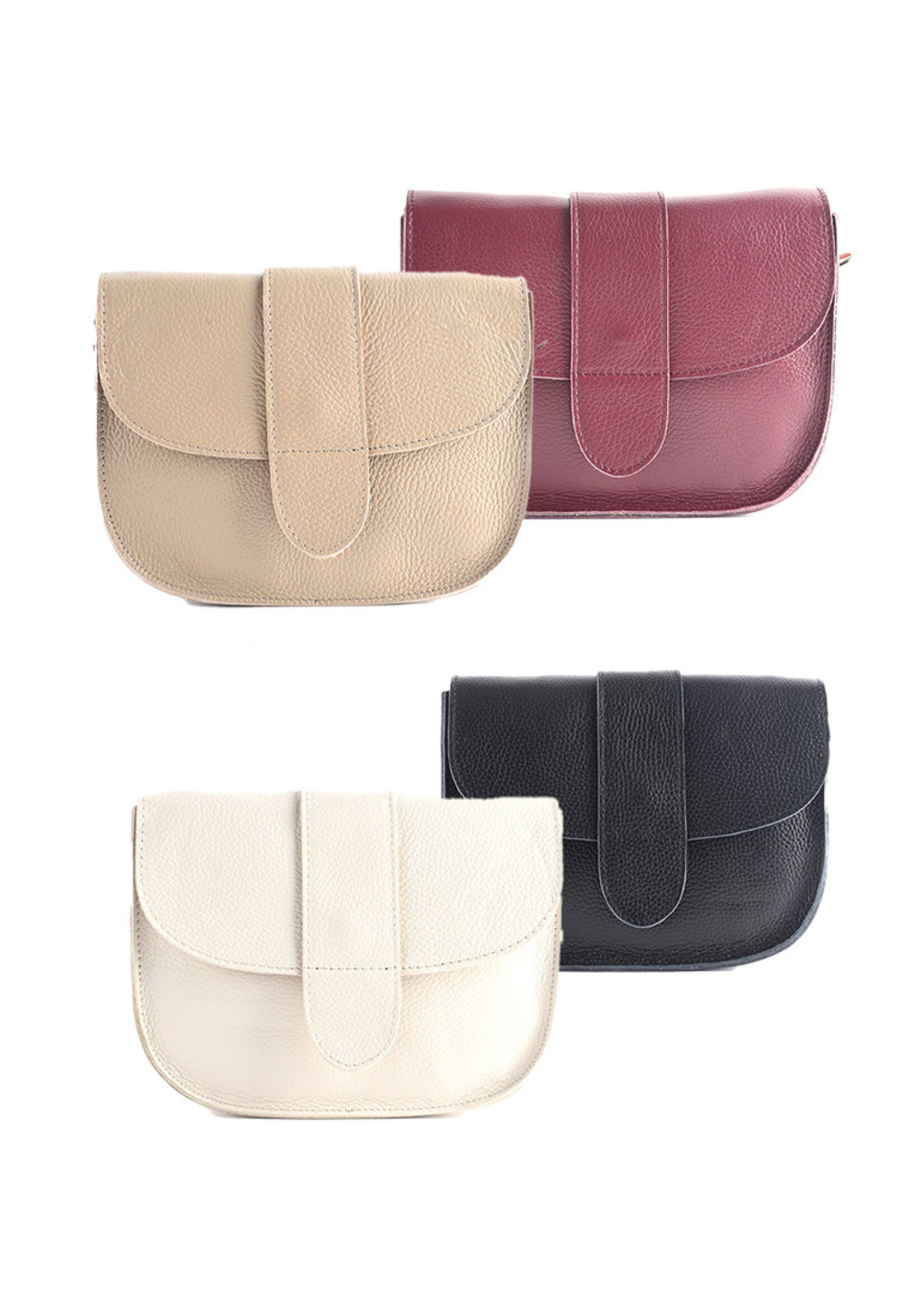 Lederen Schoudertas | Sandy | Meerdere kleuren