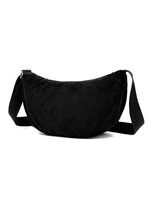 Crossbody schoudertas | RIBSTOF | Zwart