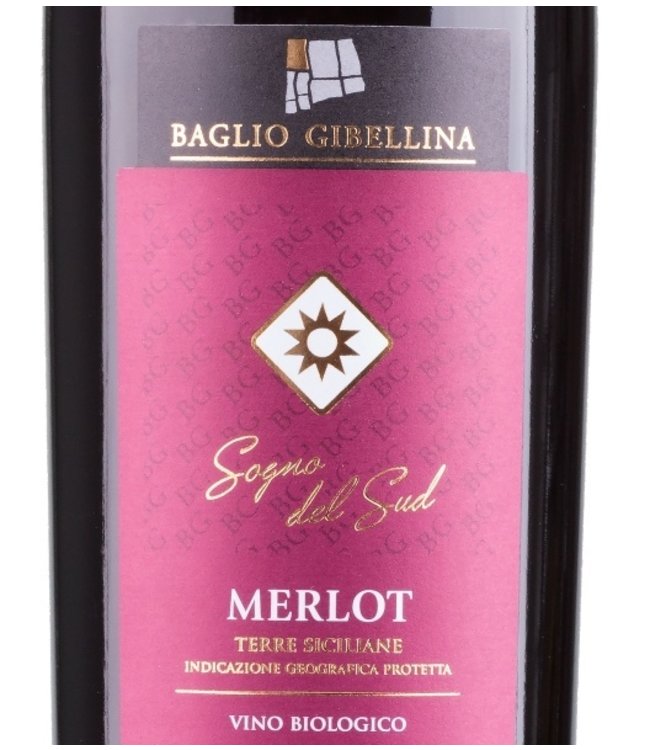 ** Baglio Gibellina Sogno del Sud Merlot duurzaam geteeld