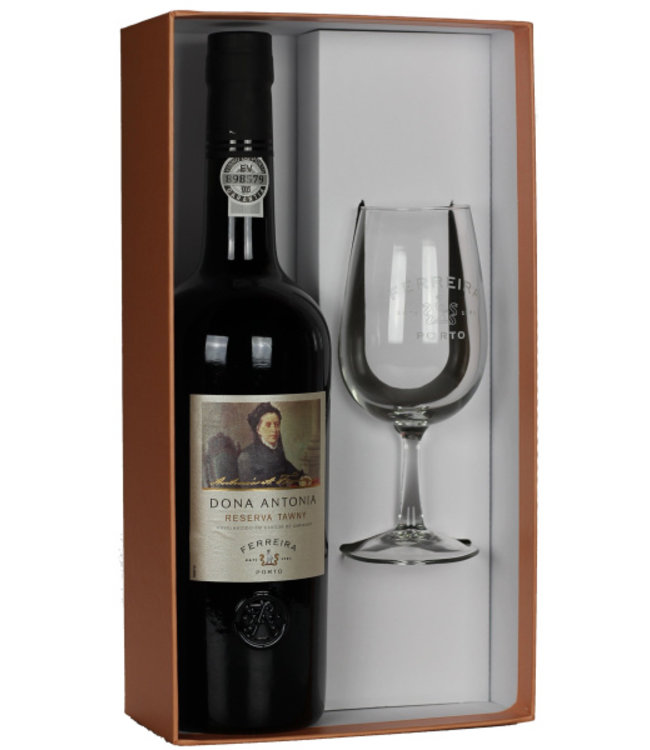 Ferreira Dona Antonia Reserva Tawny Port Giftbox + glas