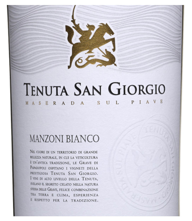 Tenuta San Giorgio Manzoni Bianco IGT del Veneto