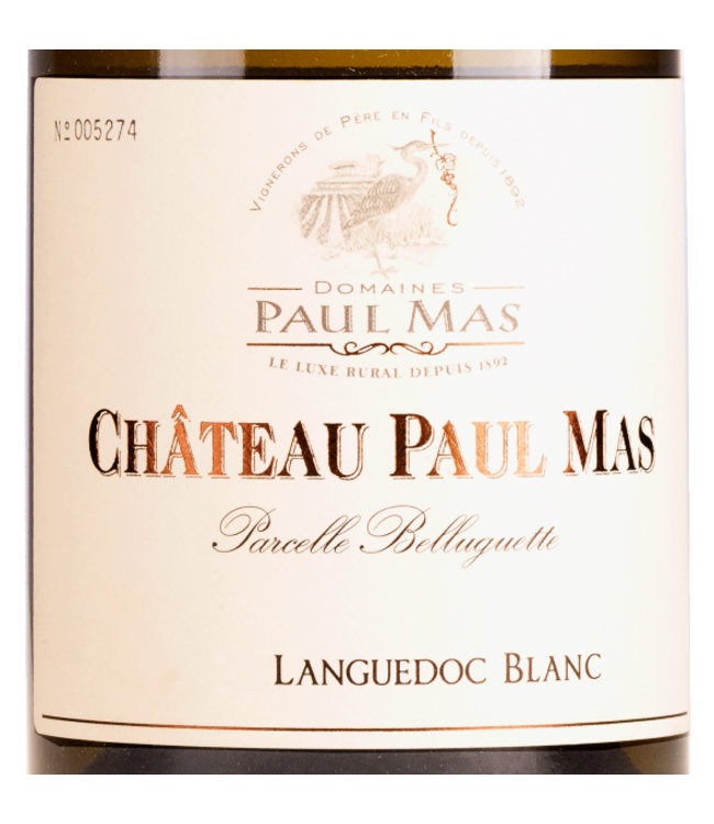 Chateau Paul Mas Parcelle Belluguette Languedoc Blanc