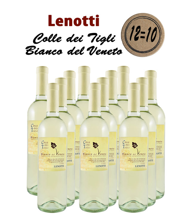 Cantine Lenotti Colle dei Tigli IGT Veneto (12 halen, 10 betalen)