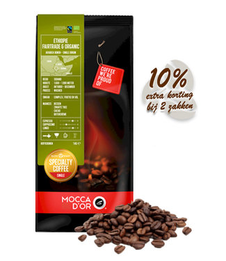 Mocca d'Or Mocca d'Or Ethiopie Fairtrade & Organic Arabica Bonen  1KG