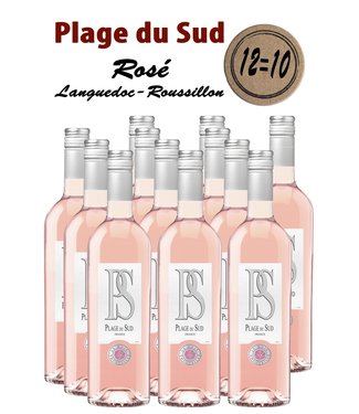 XR Xavier Roger - Languedoc Frankrijk Plage du Sud Rosé (12 halen, 10 betalen)