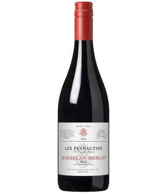 XR Xavier Roger - Languedoc Frankrijk Les Peyrautins Marselan-Merlot IGP Pays d'Oc