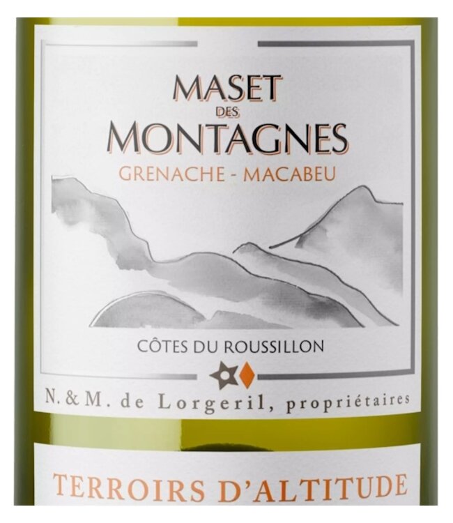 Maset Des Montagnes Blanc AOP Cotes de Roussillon