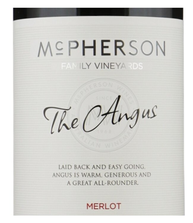 McPherson Family The Angus Merlot