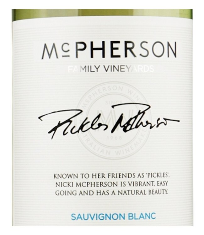 McPherson Family Pickles Sauvignon Blanc