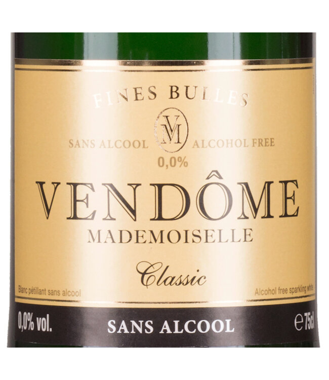 Vendome Mademoiselle Biologische Bubbel Wit 0.0% Alcoholvrij