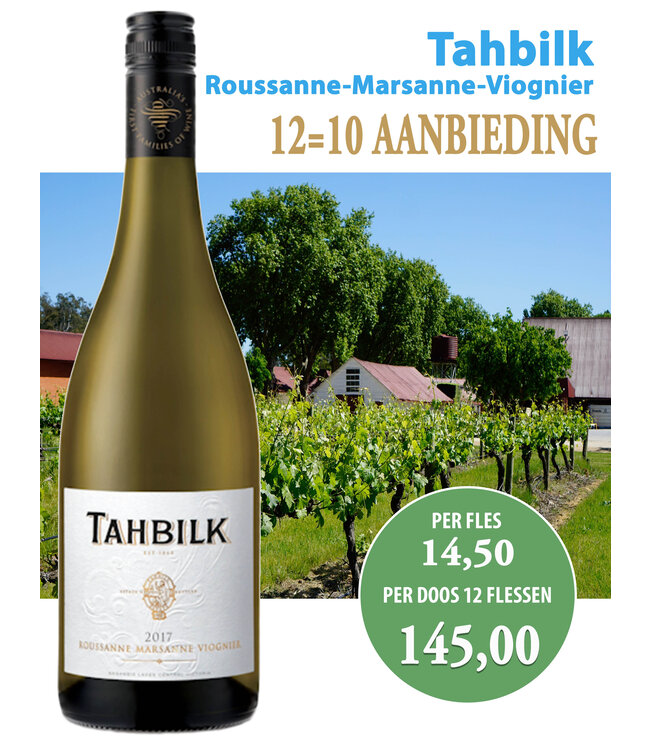 Tahbilk Roussanne Marsanne Viognier (12 halen, 10 betalen)