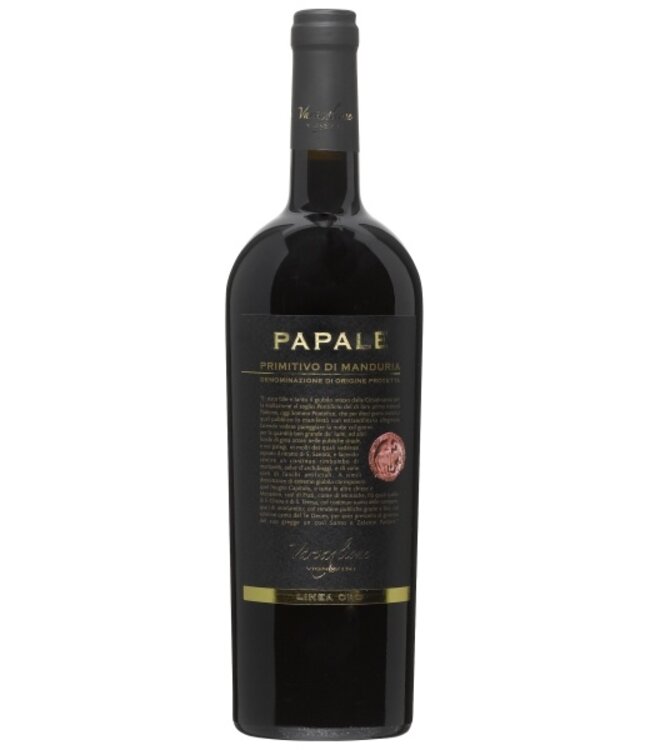 Varvaglione Papale Linea Oro 1,5L Magnum in Houten Kist