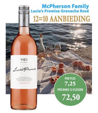 McPherson Winery - Australië McPherson Lucie's Promise Grenache Rose (12 halen, 10 betalen)