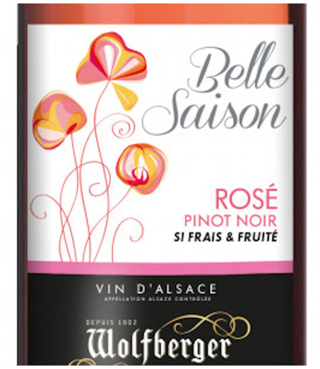 Wolfberger Belle Saison Pinot Noir Rosé Alsace