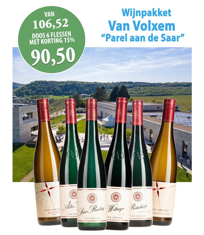 Van Volxem VDP  - Saar Mosel Duitsland Wijnpakket Van Volxem Parel aan de Saar