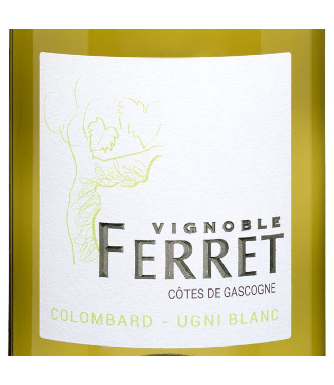 Ferret Cotes de Gascogne Colombard-Ugni Blanc (12 halen, 10 betalen)