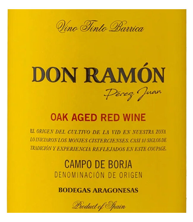 Don Ramon Oak Aged Red Wine Campo de Borja