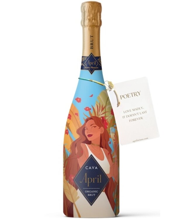 April Cava Brut Blanco Biologisch