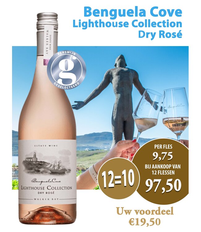 Benguela Cove Lighthouse Dry Rose (12 halen, 10 betalen)