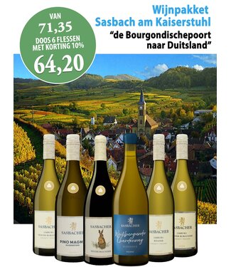 Sasbacher Winzerkeller - Kaiserstuhl Duitsland Wijnpakket Sasbach de Bourgondische poort naar Duitsland