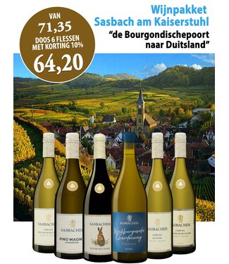 Sasbacher Winzerkeller - Kaiserstuhl Duitsland Wijnpakket Sasbach de Bourgondische poort naar Duitsland